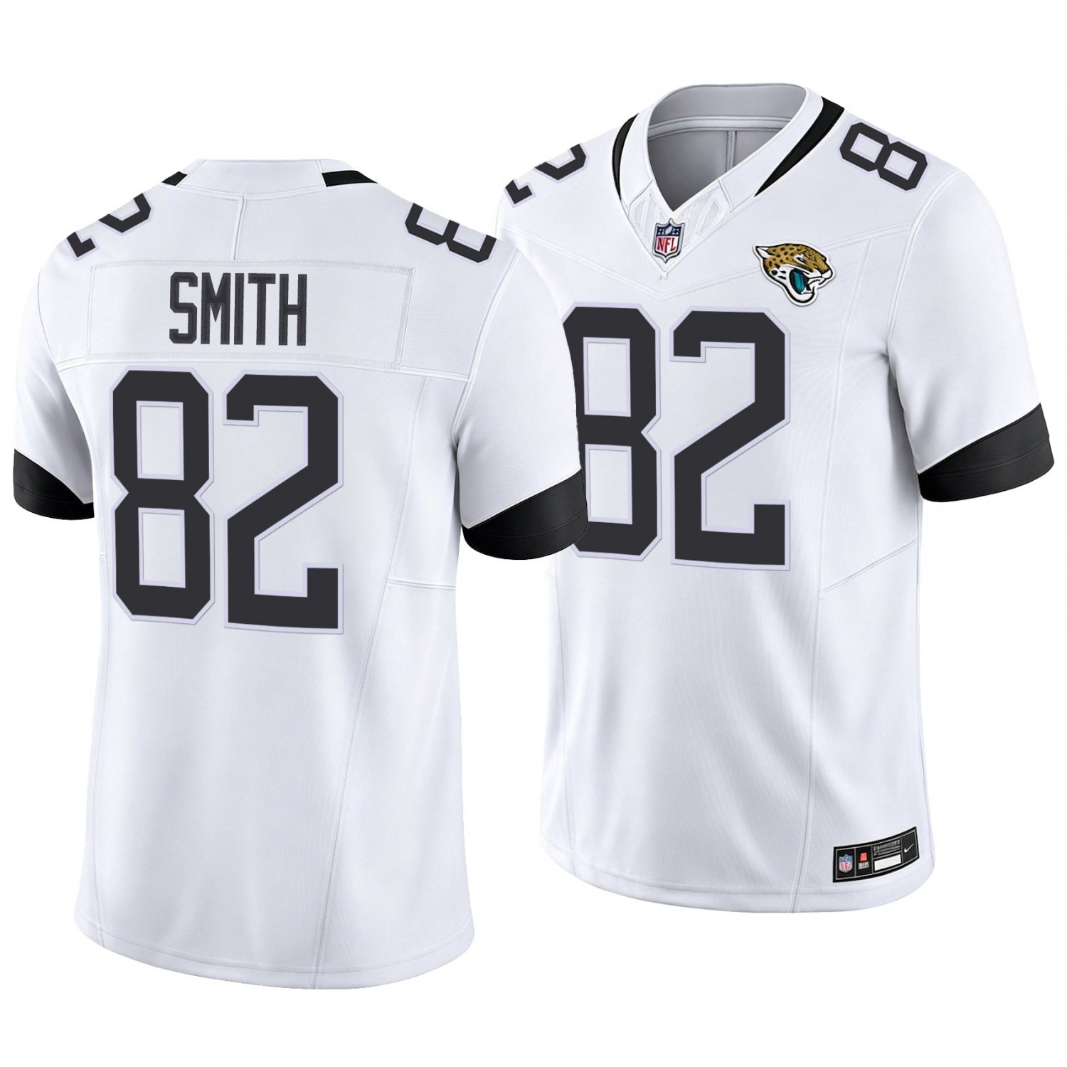 Jacksonville Jaguars #82 Jimmy Smith White Men's&Youth Jersey