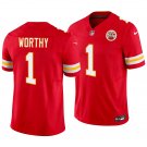 Kansas City Chiefs #1 Xavier Worthy Red Men's&Youth Jersey