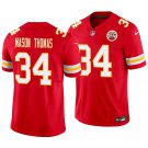 Kansas City Chiefs #34 R Mason Thomas Red Men's&Youth Jersey