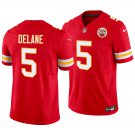 Kansas City Chiefs #5 Mansoor Delane Red Men's&Youth Jersey