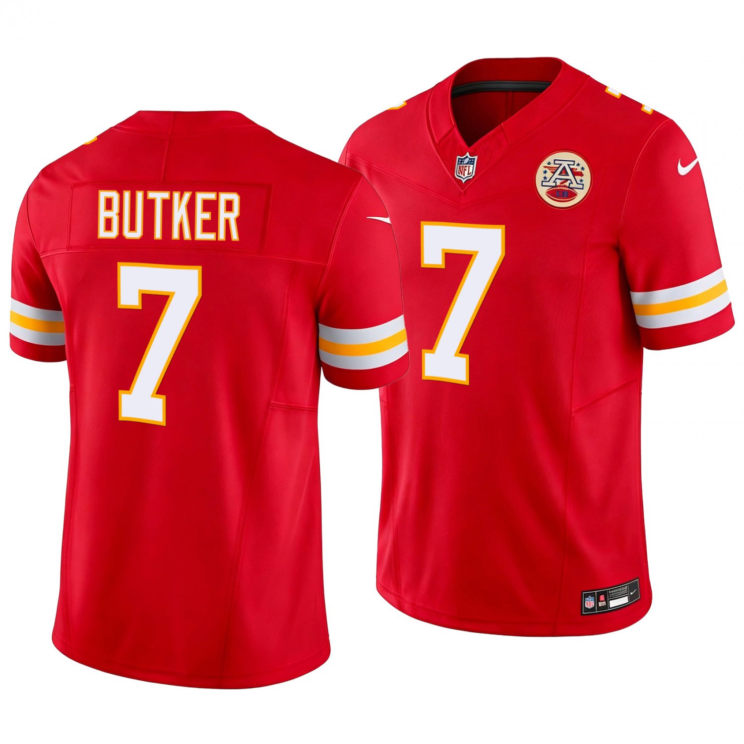 Kansas City Chiefs #7 Harrison Butker Red Men's&Youth Jersey