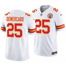 Kansas City Chiefs #25 Emari Demercado White Men's&Youth Jersey