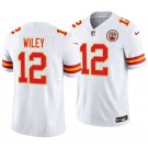 Kansas City Chiefs #12 Jared Wiley White Men's&Youth Jersey