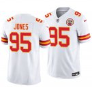 Kansas City Chiefs #95 Chris Jones White Men's&Youth Jersey
