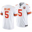 Kansas City Chiefs #5 Mansoor Delane White Men's&Youth Jersey