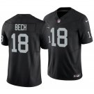 Las Vegas Raiders #18 Jack Bech Black Men's&Youth Jersey