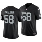Las Vegas Raiders #58 Jackson Powers-Johnson Black Men's&Youth Jersey