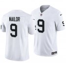Las Vegas Raiders #9 Jalen Nailor White Men's&Youth Jersey