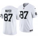 Las Vegas Raiders #87 Michael Mayer White Men's&Youth Jersey