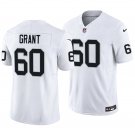 Las Vegas Raiders #60 Charles Grant White Men's&Youth Jersey