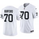 Las Vegas Raiders #70 Spencer Burford White Men's&Youth Jersey