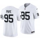 Las Vegas Raiders #95 Kwity Paye White Men's&Youth Jersey