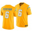 Los Angeles Chargers #6 Denzel Perryman Gold Men's&Youth Jersey
