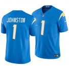 Los Angeles Chargers #1 Quentin Johnston Powder Blue Men's&Youth Jersey