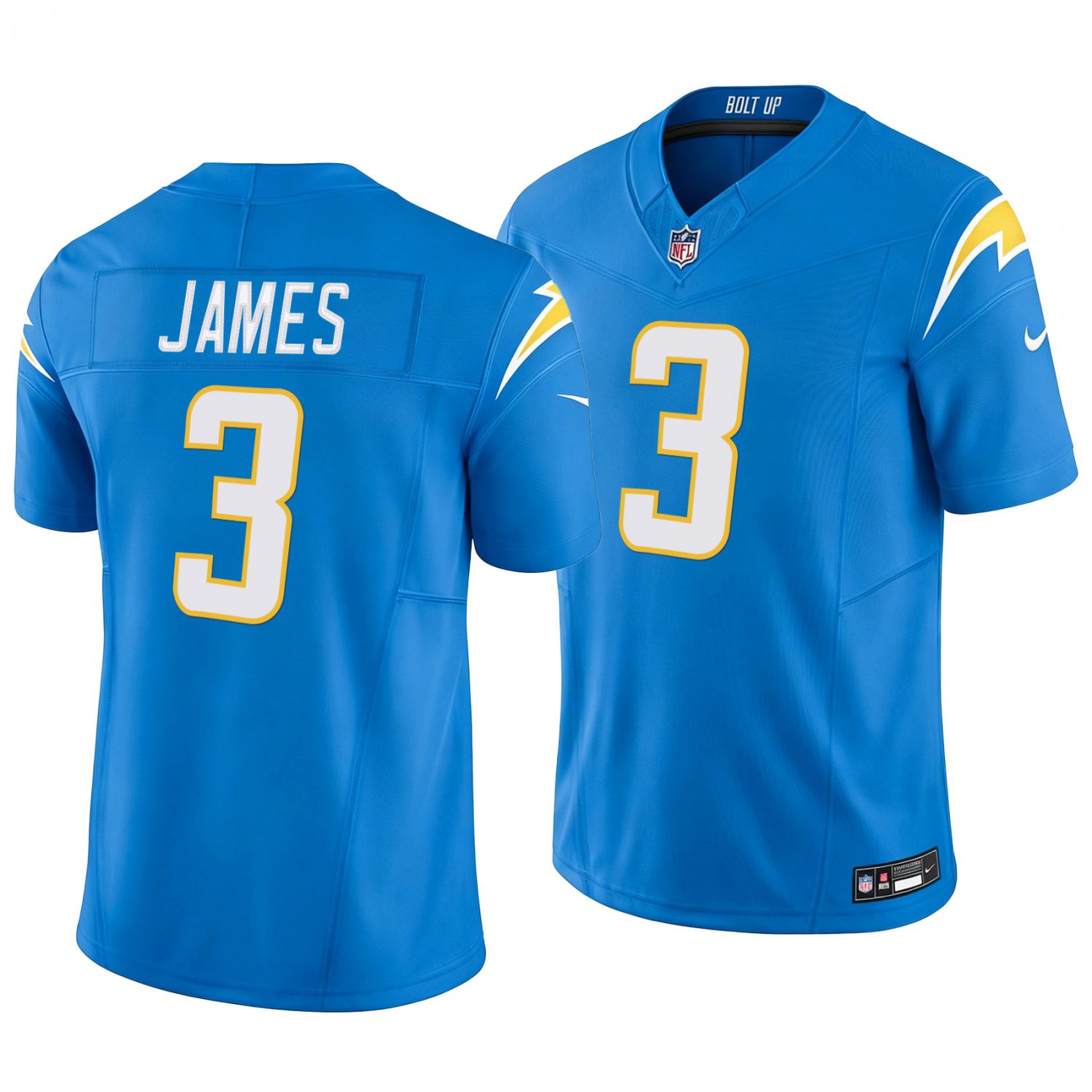 Los Angeles Chargers #3 Derwin James Powder Blue Men's&Youth Jersey
