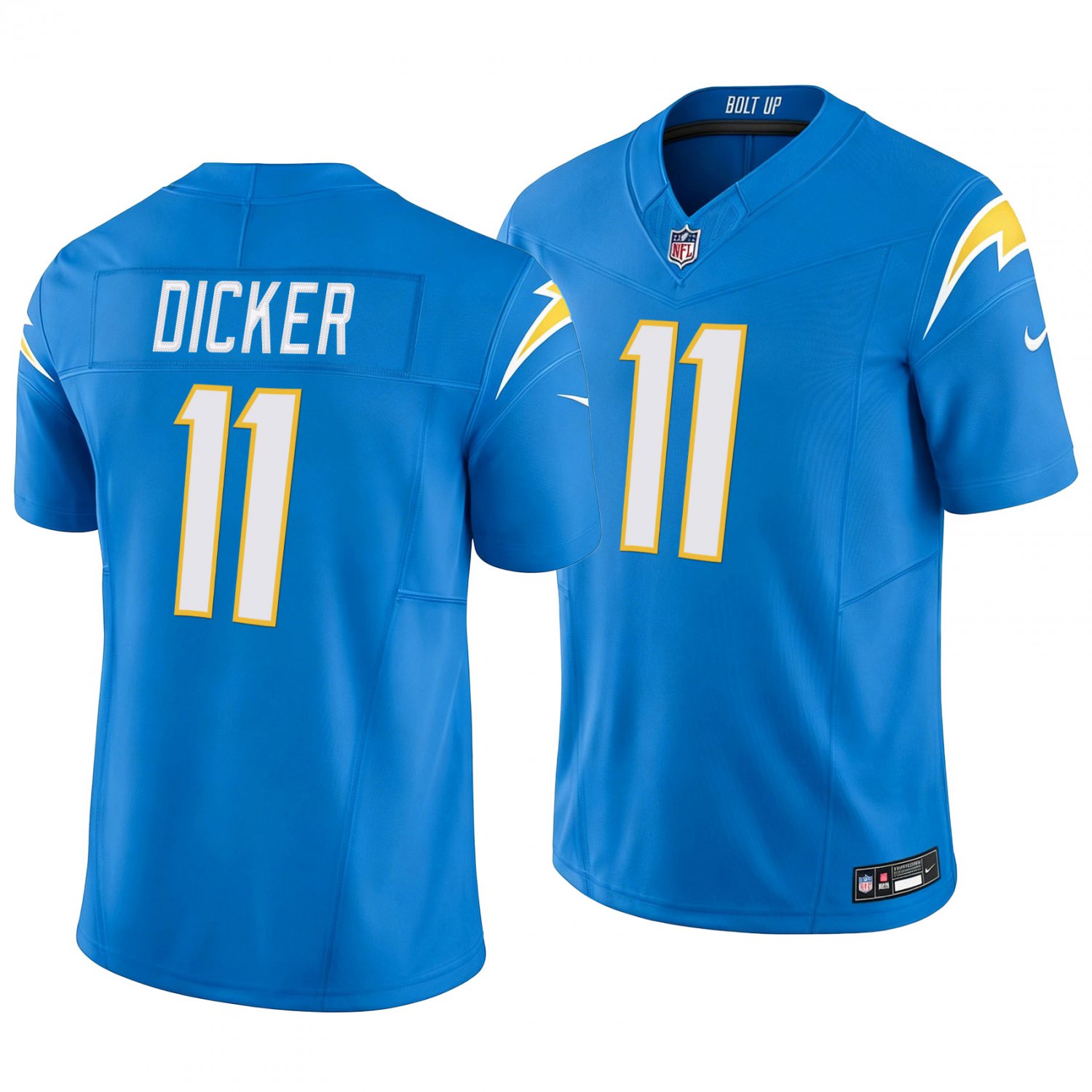 Los Angeles Chargers #11 Cameron Dicker Powder Blue Men's&Youth Jersey