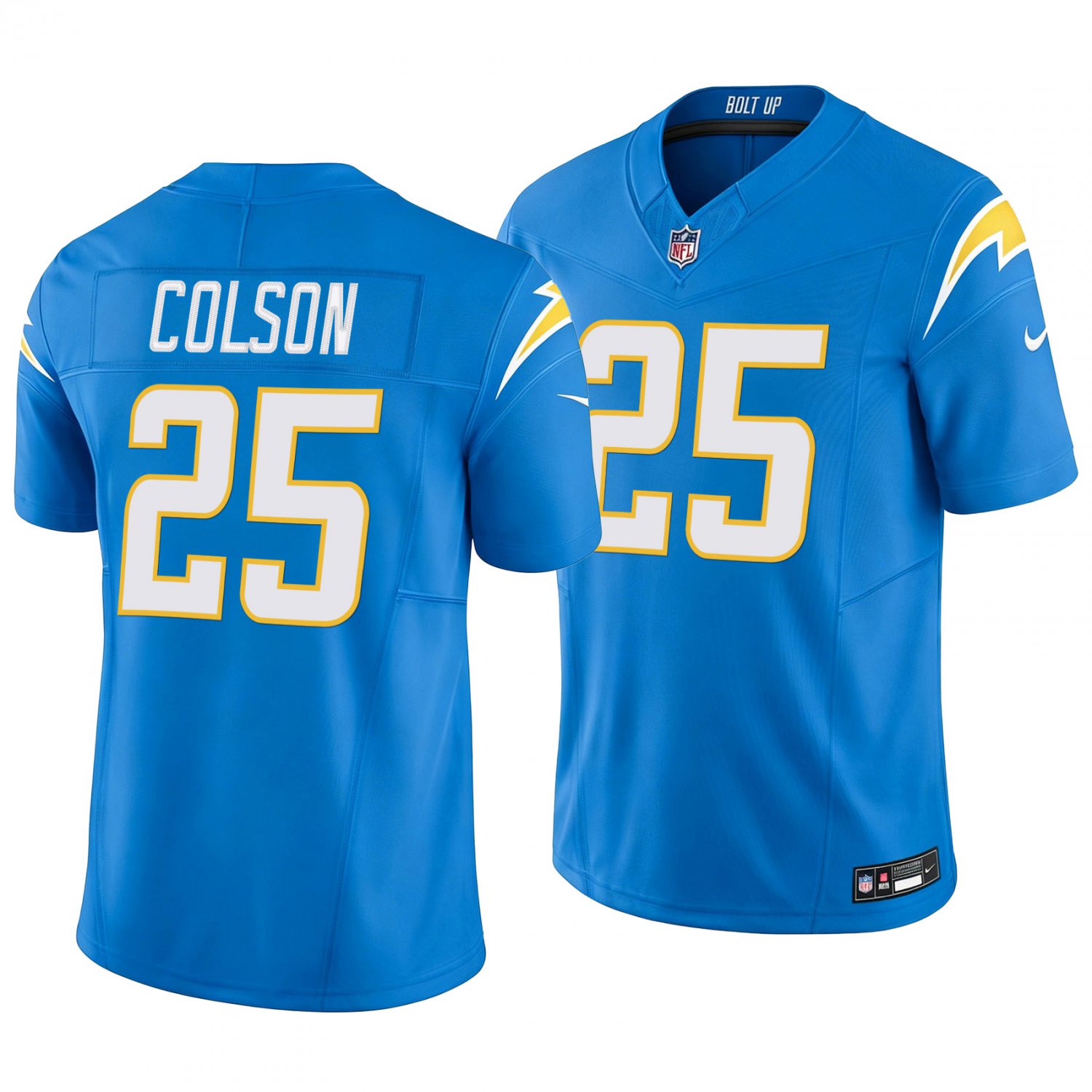 Los Angeles Chargers #25 Junior Colson Powder Blue Men's&Youth Jersey