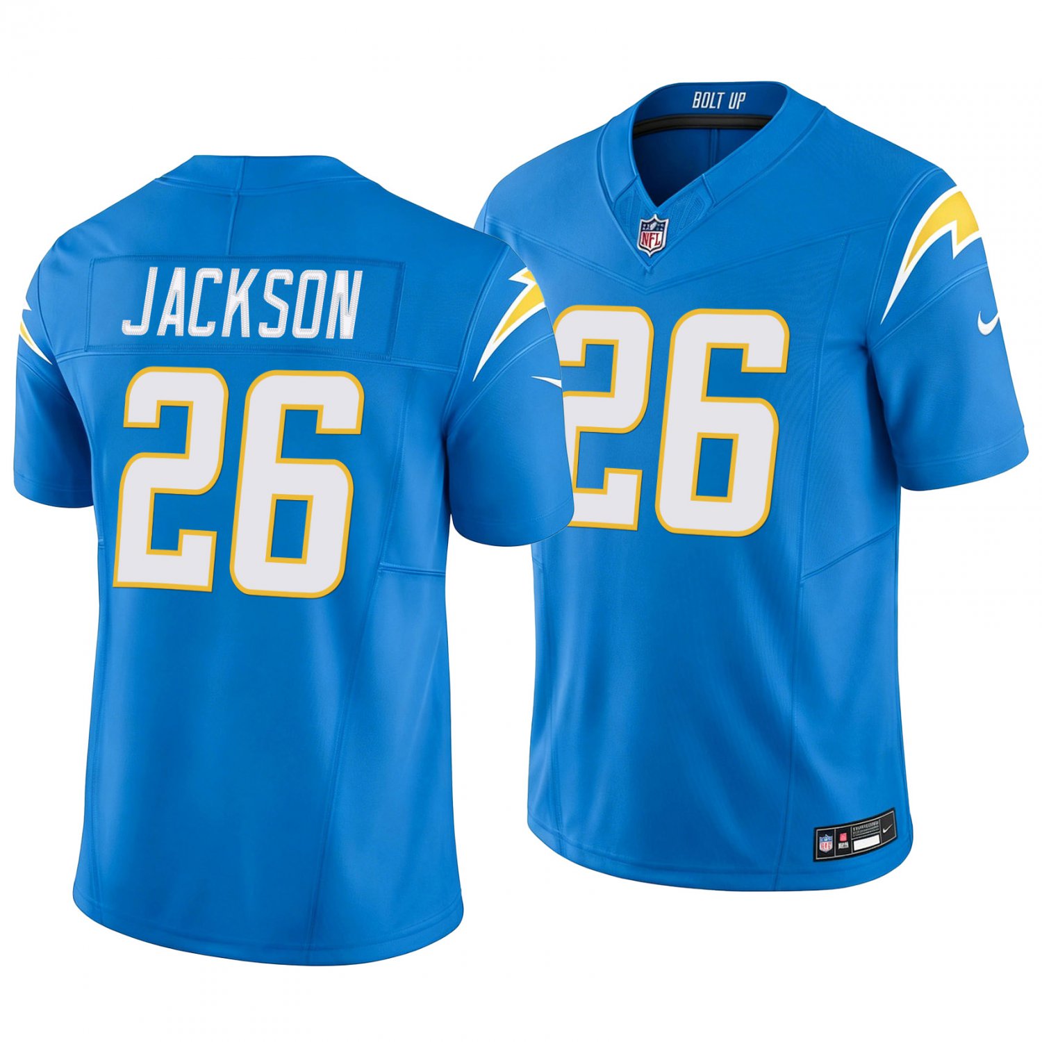 Los Angeles Chargers #26 Donte Jackson Powder Blue Men's&Youth Jersey