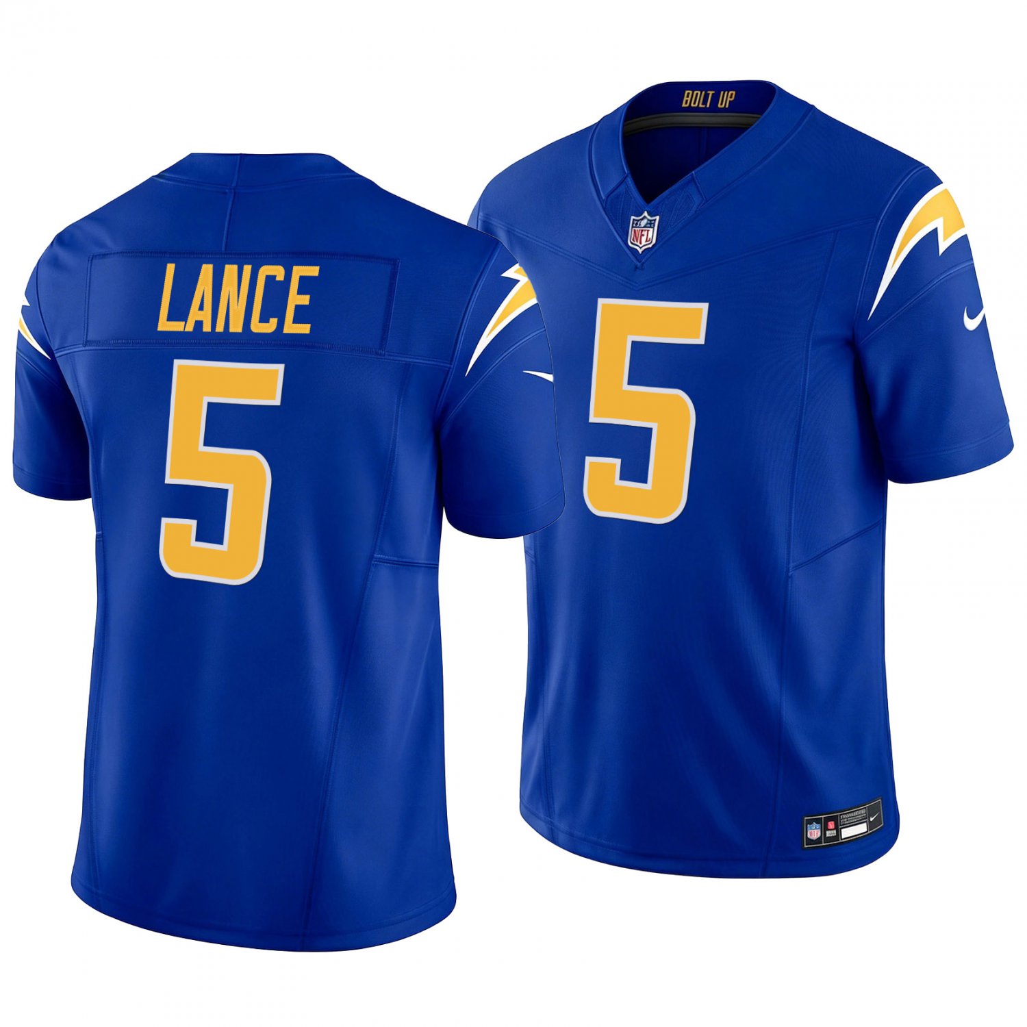 Los Angeles Chargers #5 Trey Lance Royal Blue Men's&Youth Jersey