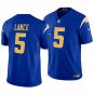 Los Angeles Chargers #5 Trey Lance Royal Blue Men's&Youth Jersey