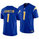 Los Angeles Chargers #1 Quentin Johnston Royal Blue Men's&Youth Jersey