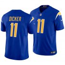 Los Angeles Chargers #11 Cameron Dicker Royal Blue Men's&Youth Jersey