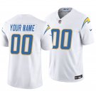 Los Angeles Chargers #00 Custom Name And Number White Men's&Youth Jersey
