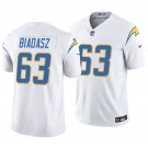 Los Angeles Chargers #63 Tyler Biadasz White Men's&Youth Jersey