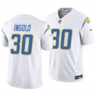 Los Angeles Chargers #30 Alec Ingold White Men's&Youth Jersey
