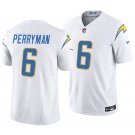Los Angeles Chargers #6 Denzel Perryman White Men's&Youth Jersey