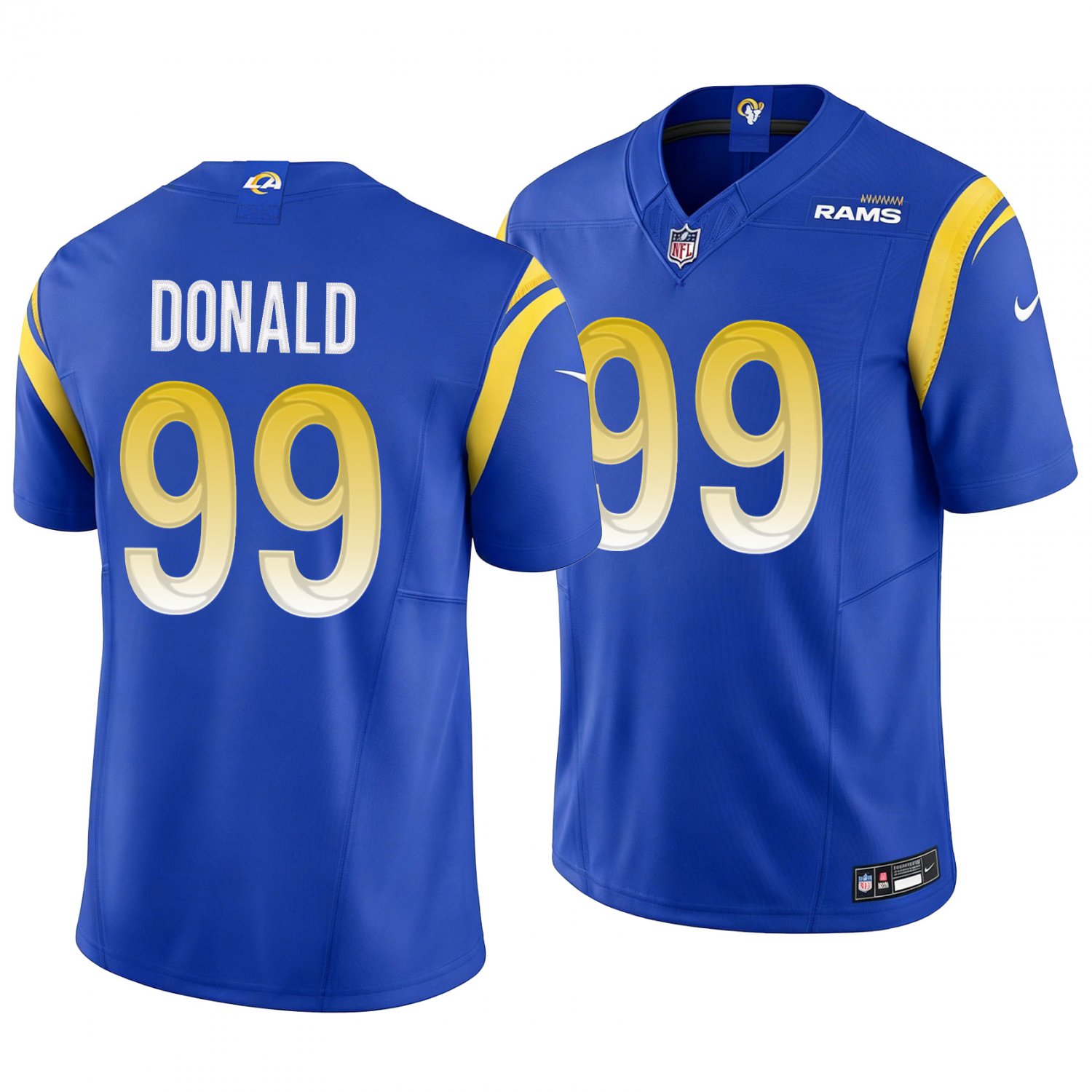 Los Angeles Rams #99 Aaron Donald Royal Blue Men's&Youth Jersey
