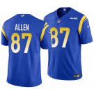 Los Angeles Rams #87 Davis Allen Royal Blue Men's&Youth Jersey