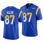 Los Angeles Rams #87 Davis Allen Royal Blue Men's&Youth Jersey
