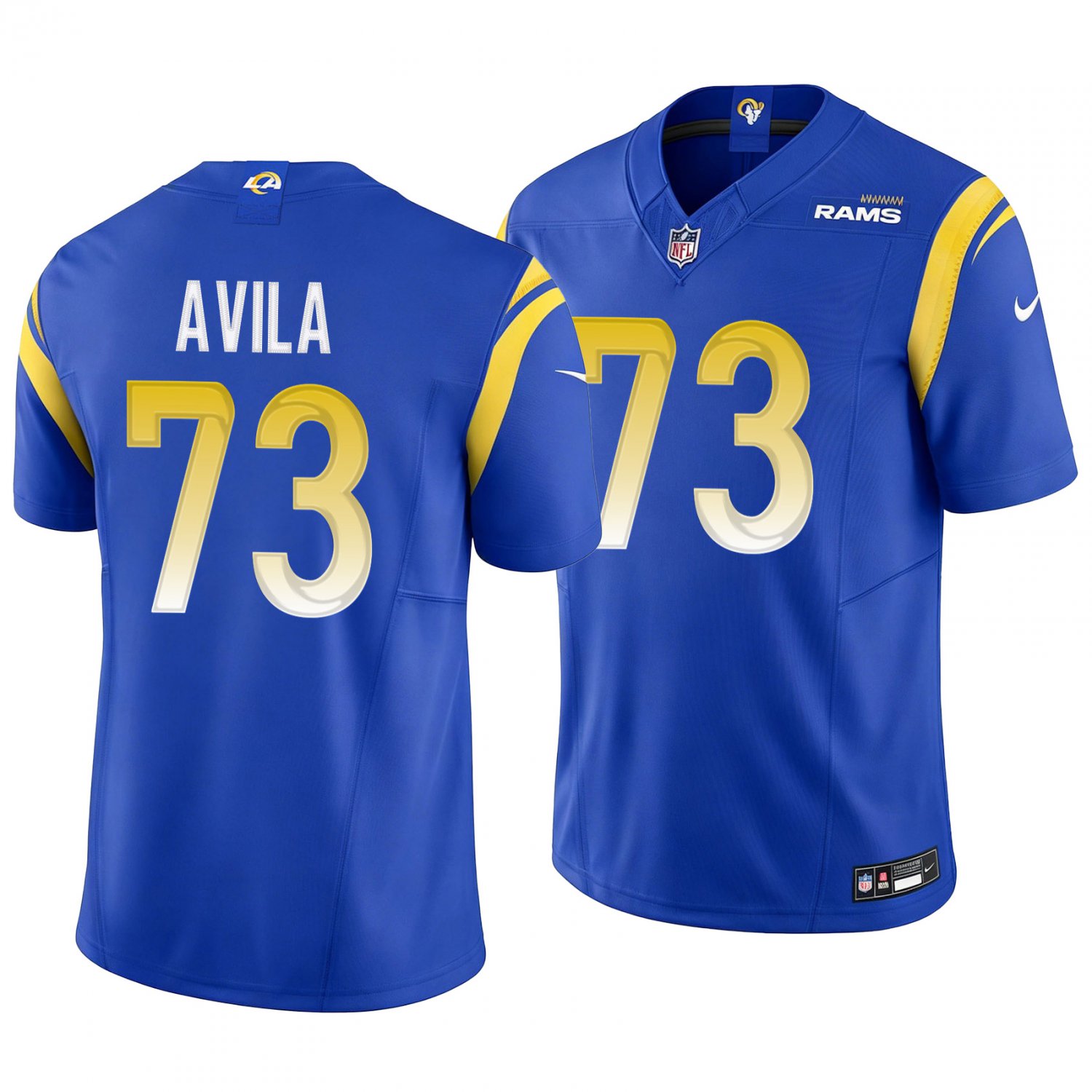 Los Angeles Rams #73 Steve Avila Royal Blue Men's&Youth Jersey