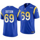 Los Angeles Rams #69 Kevin Dotson Royal Blue Men's&Youth Jersey