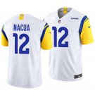 Los Angeles Rams #12 Puka Nacua White Men's&Youth Jersey