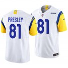 Los Angeles Rams #81 Brennan Presley White Men's&Youth Jersey