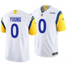 Los Angeles Rams #0 Byron Young White Men's&Youth Jersey