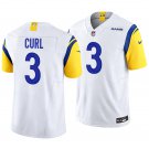 Los Angeles Rams #3 Kamren Curl White Men's&Youth Jersey