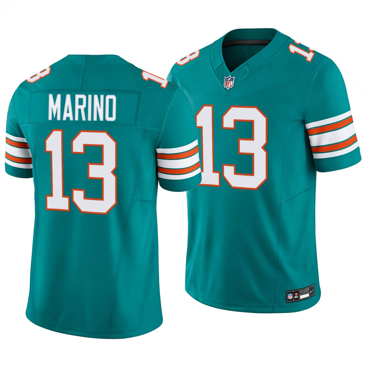 Miami Dolphins #13 Dan Marino Aqua Throwback Men's&Youth Jersey