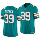 Miami Dolphins #39 Larry Csonka Aqua Throwback Men's&Youth Jersey