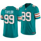 Miami Dolphins #99 Jason Taylor Aqua Throwback Men's&Youth Jersey