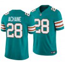 Miami Dolphins #28 De'Von Achane Aqua Throwback Men's&Youth Jersey