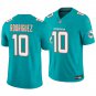 Miami Dolphins #10 Jacob Rodriguez Aqua Men's&Youth Jersey