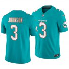Miami Dolphins #3 Chris Johnson Aqua Men's&Youth Jersey