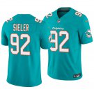 Miami Dolphins #92 Zach Sieler Aqua Men's&Youth Jersey