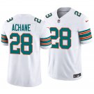 Miami Dolphins #28 De'Von Achane White Throwback Men's&Youth Jersey