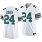 Miami Dolphins #24 A.J. Green White Throwback Men's&Youth Jersey