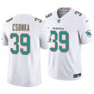 Miami Dolphins #39 Larry Csonka White Men's&Youth Jersey
