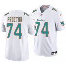 Miami Dolphins #74 Kadyn Proctor White Men's&Youth Jersey